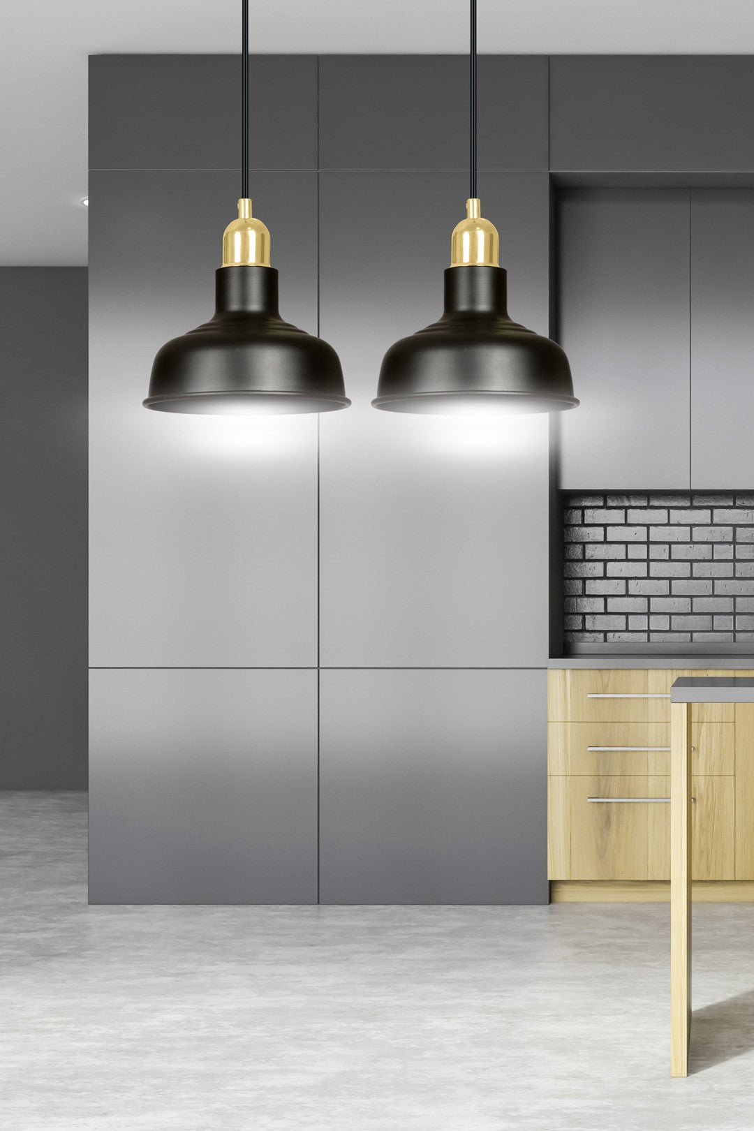 Lustra suspendata IBOR 2 neagra