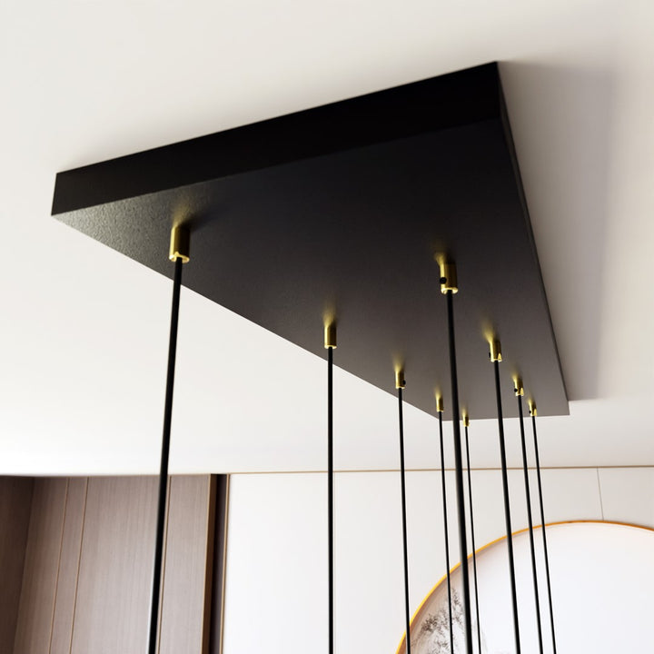 Lustra suspendata SELTER 9 auriu