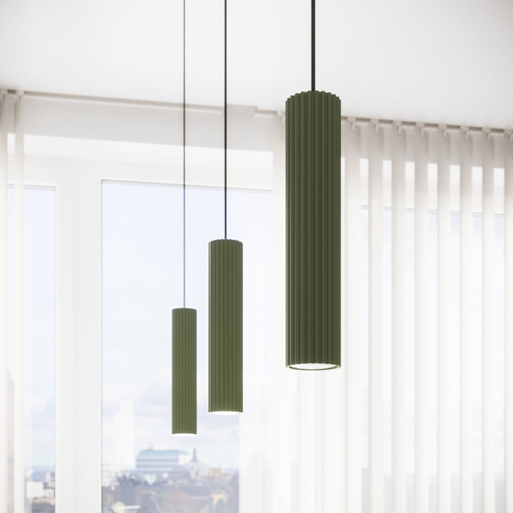 Plafoniera KARBON 4L verde masliniu