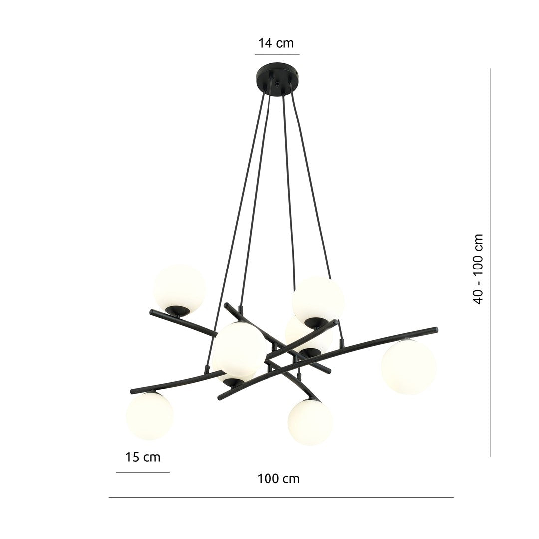 Lustra suspendata ESSA 8 opal
