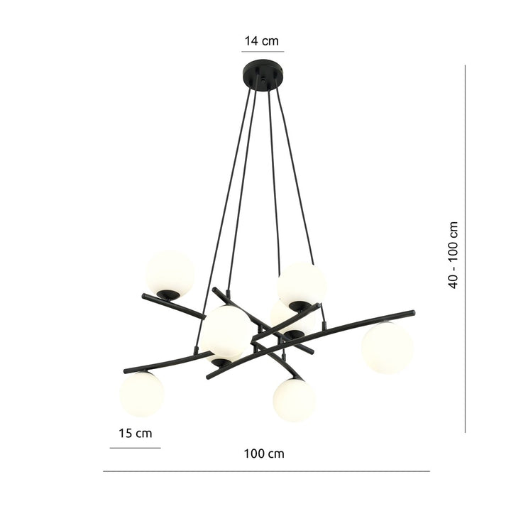 Lustra suspendata ESSA 8 opal