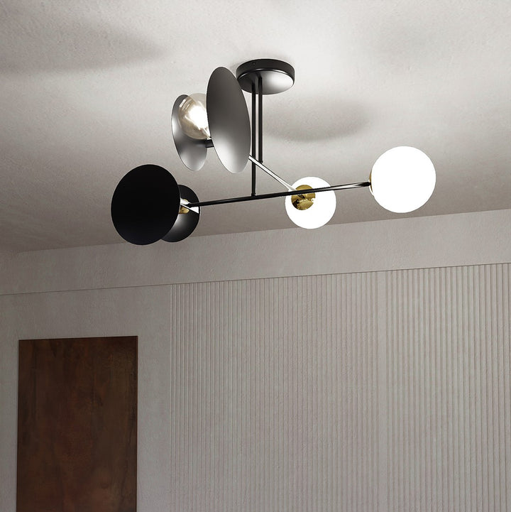 Plafoniera MINERVA 4 neagra