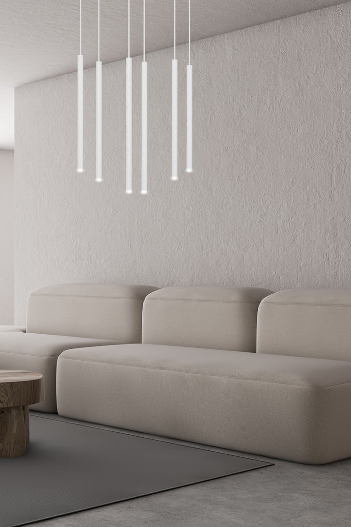Lustra suspendata SELTER 6 alba