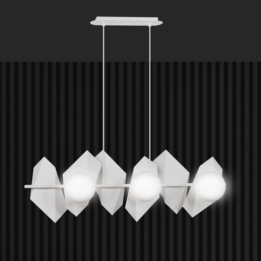 Lustra suspendata DRIFTON 6 alba