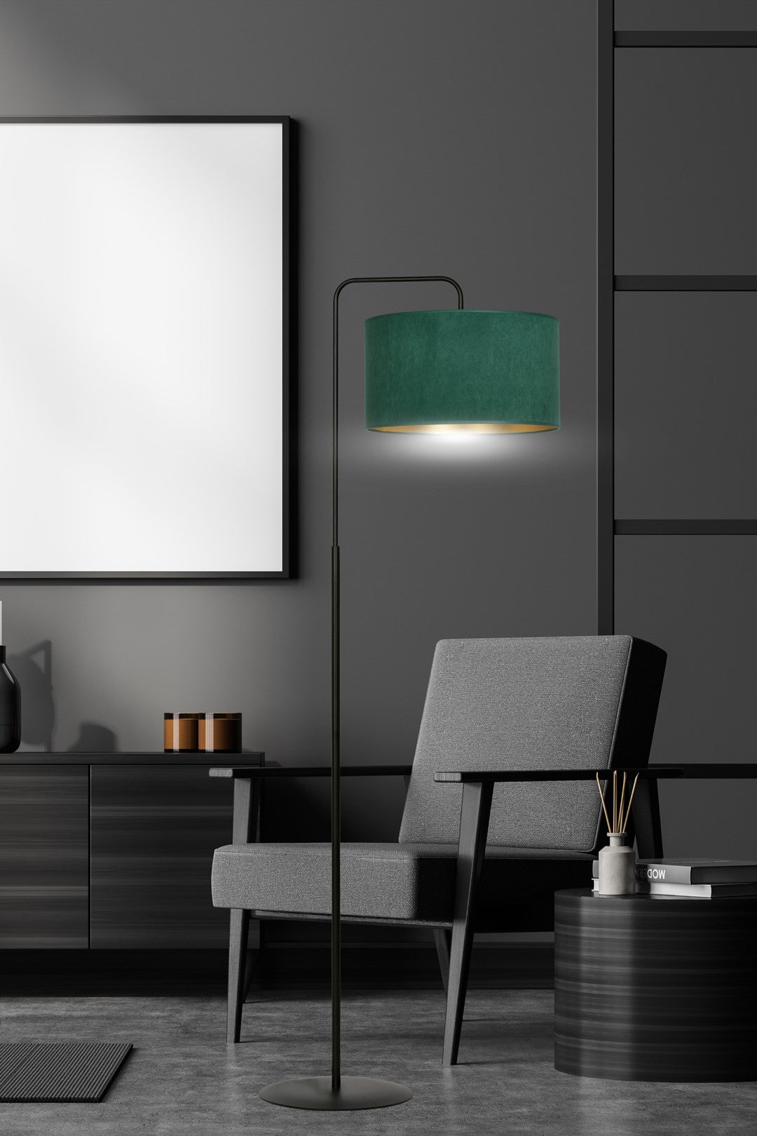 Lampa de podea HILDE LP1 BL GREEN