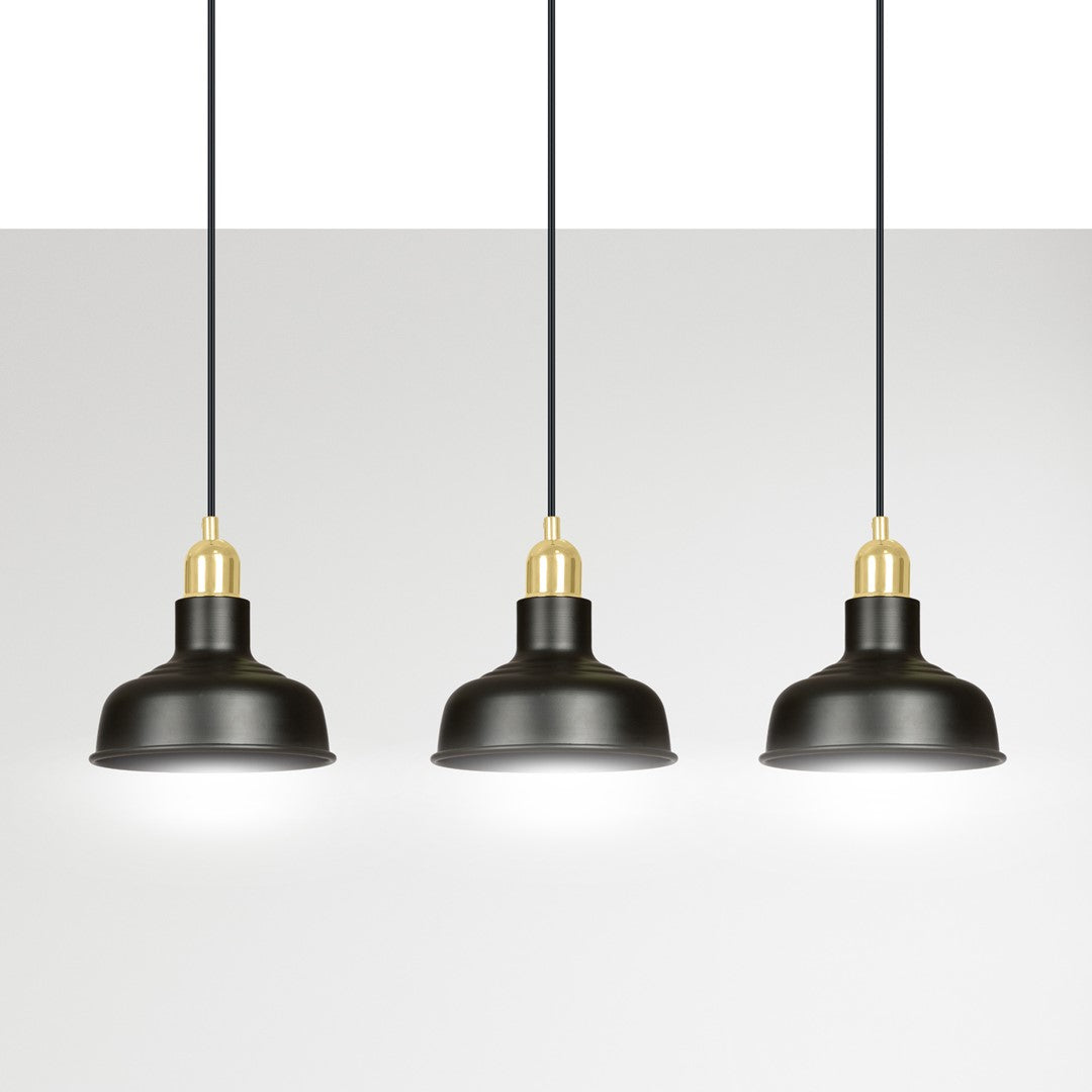 Lustra suspendata IBOR 3 neagra