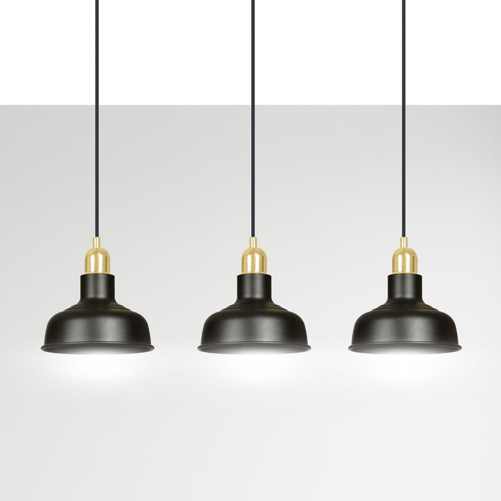 Lustra suspendata IBOR 3 neagra