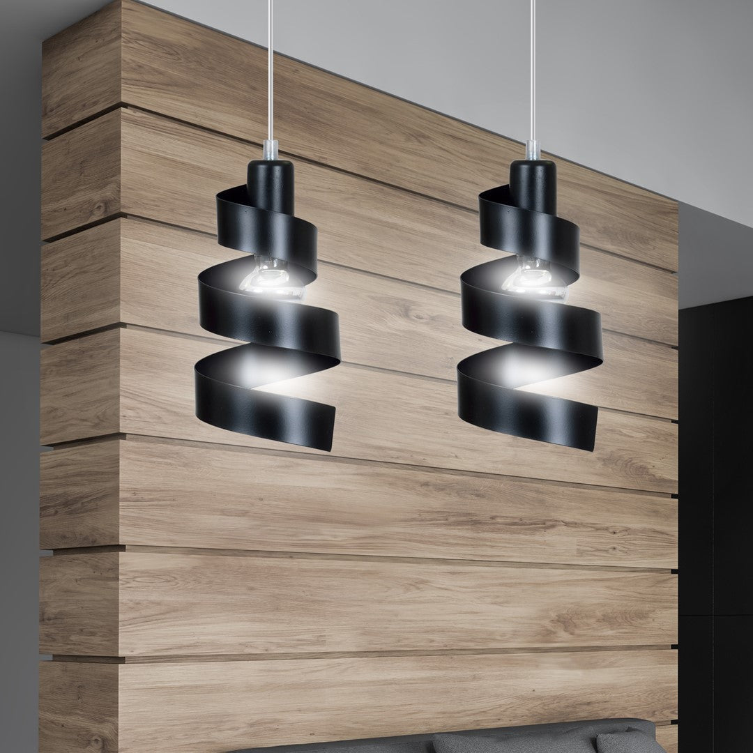 Lustra suspendata SAGA 2 neagra
