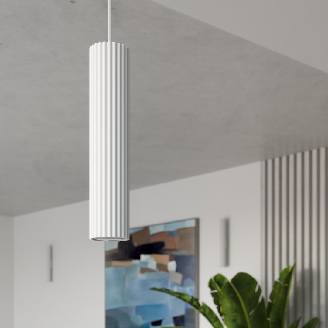 Lampa suspendata KARBON 2 alb