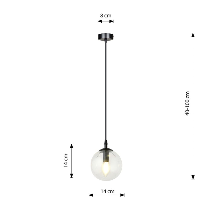 Pendul COSMO 1 BL transparent