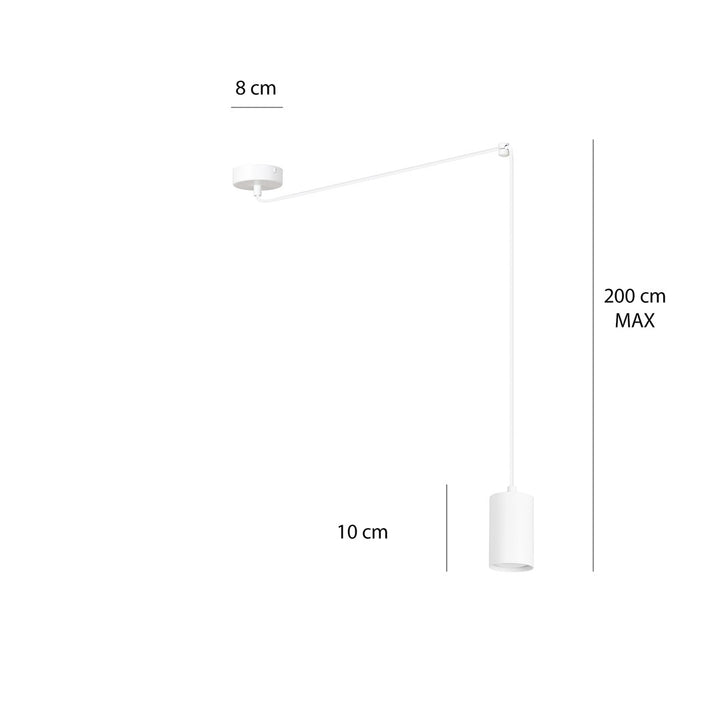 Pendul TRAKER 1 alb