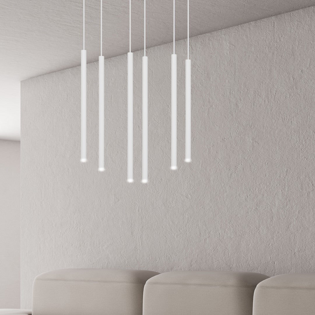 Lustra suspendata SELTER 6 alba