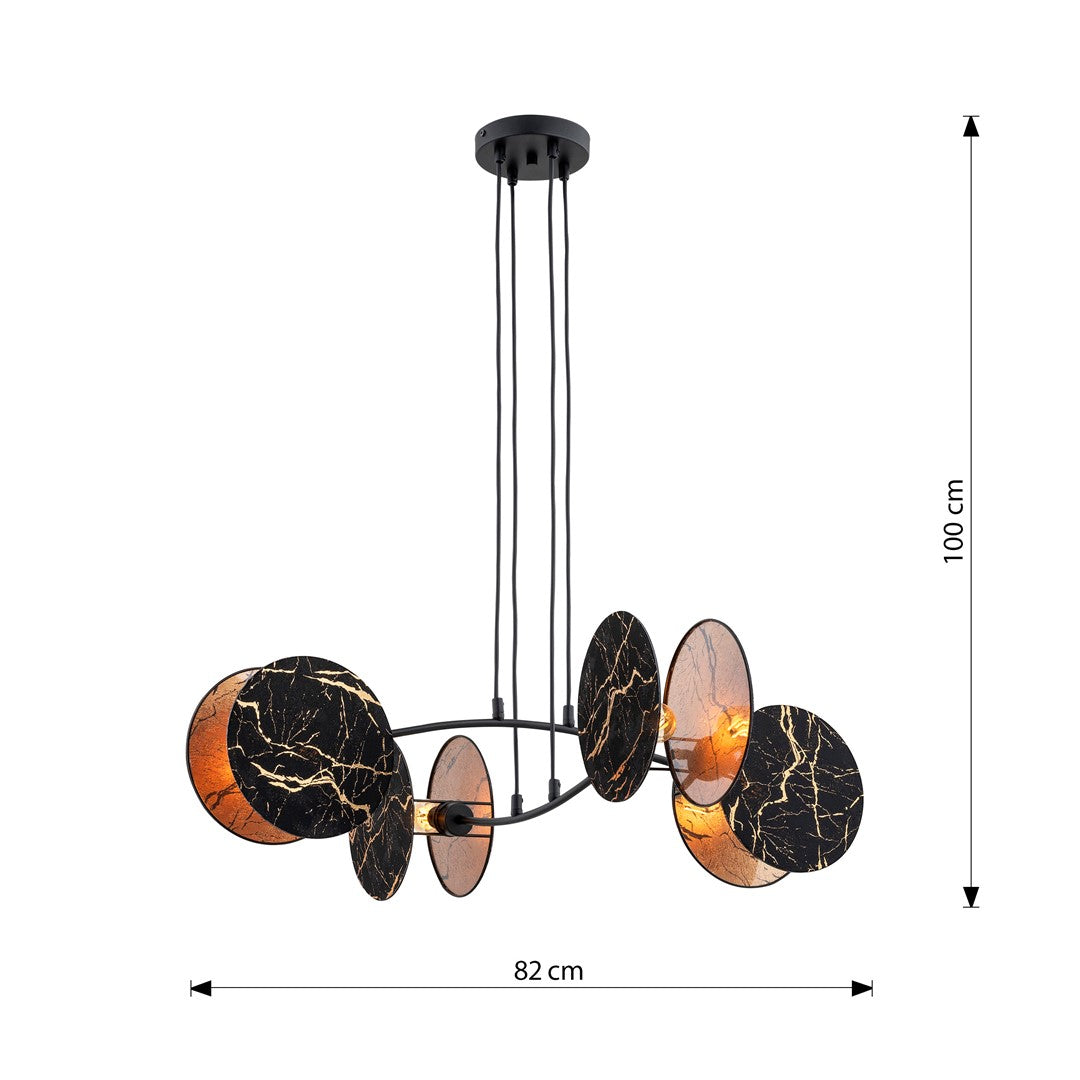 Lustra suspendata MOTIF 4 marmura