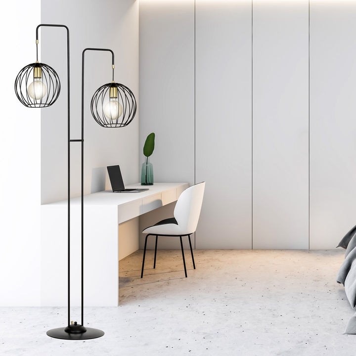 Lampa de podea ALBIO LP2 neagra