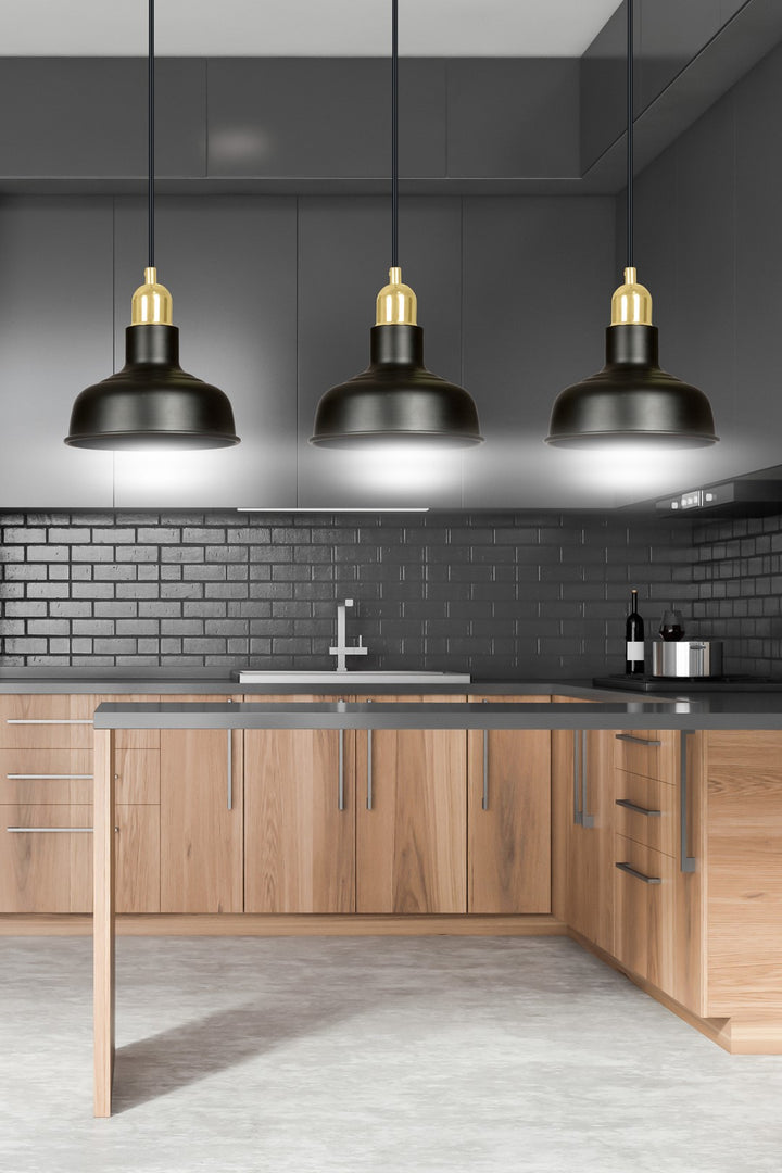 Lustra suspendata IBOR 3 neagra