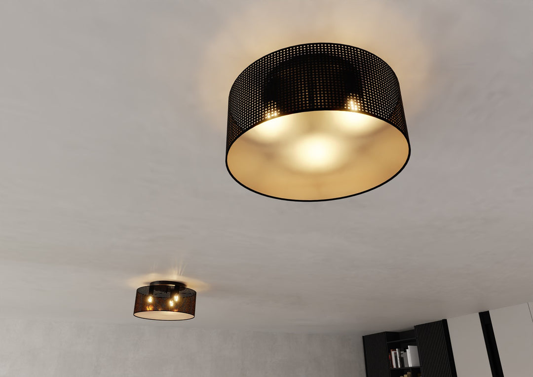 Plafoniera ASTON 3 BLACK/GOLD