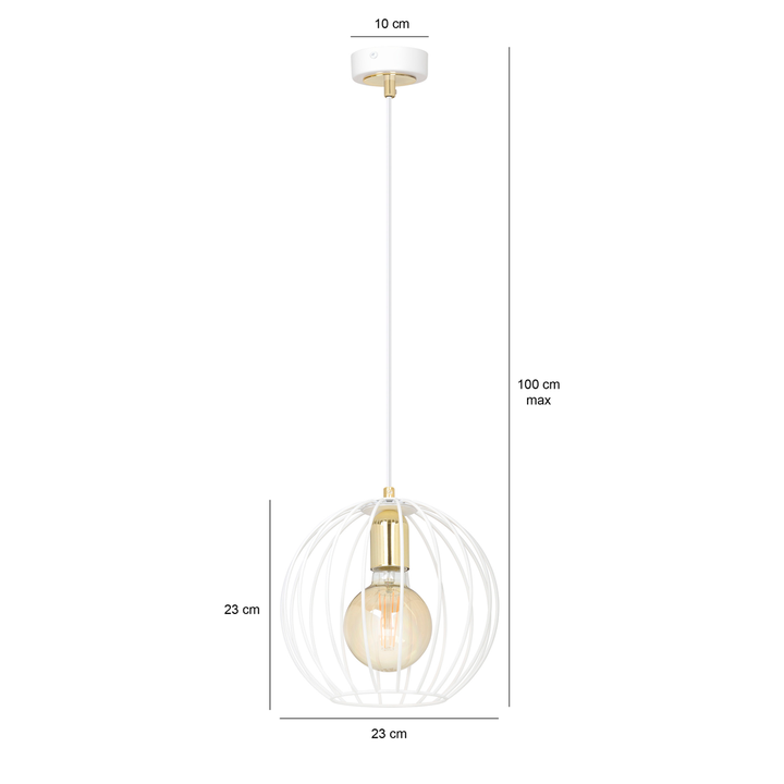 Pendul ALBIO 1 alb