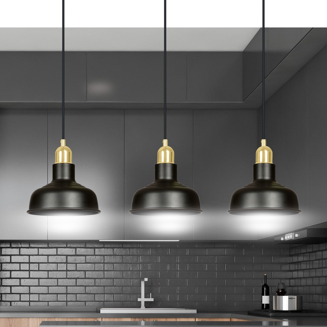 Lustra suspendata IBOR 3 neagra