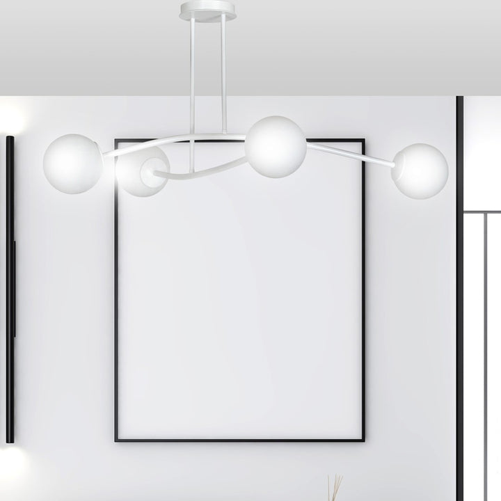Lustra HALLDOR 6 alba