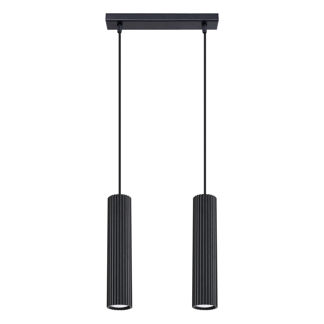 Lampa suspendata KARBON 2 negru