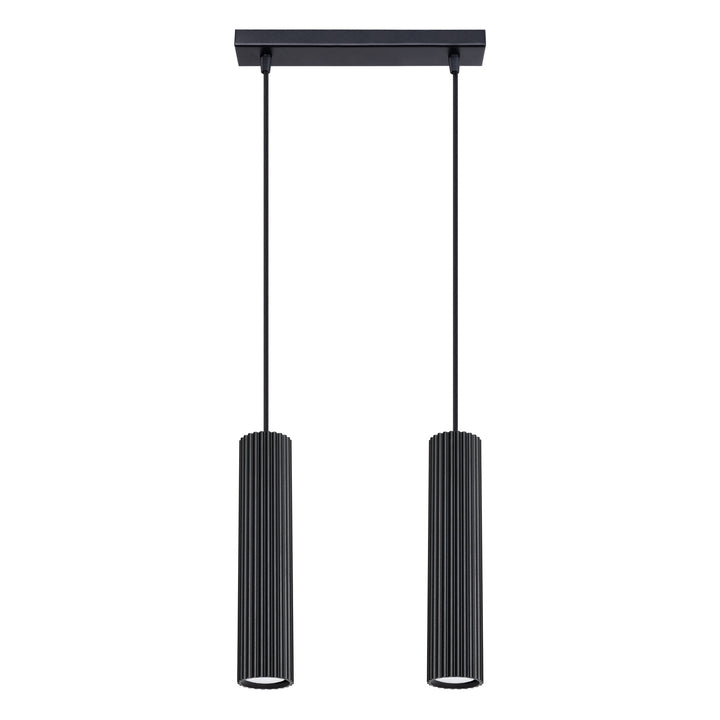 Lampa suspendata KARBON 2 negru