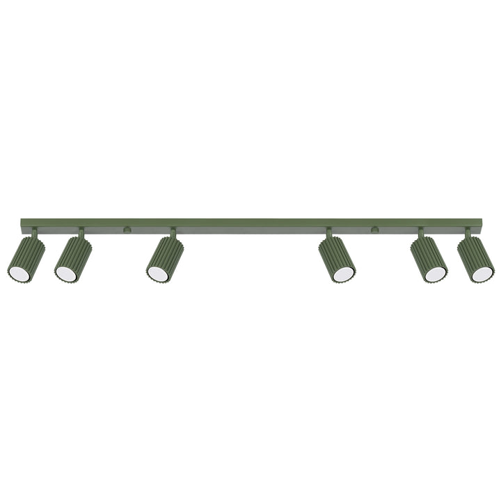 Plafoniera KARBON 6L verde masliniu