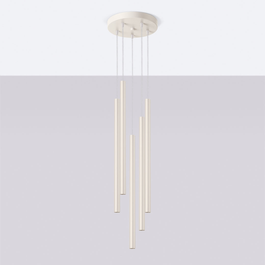 Lampa suspendata PASTELO 5P bej