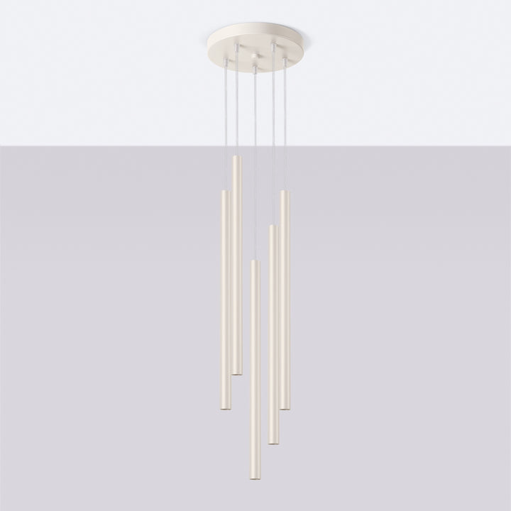 Lampa suspendata PASTELO 5P bej