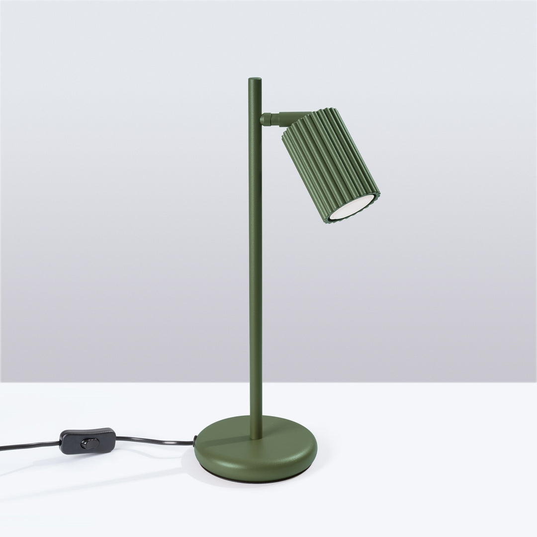 Lampa de masa KARBON verde masliniu