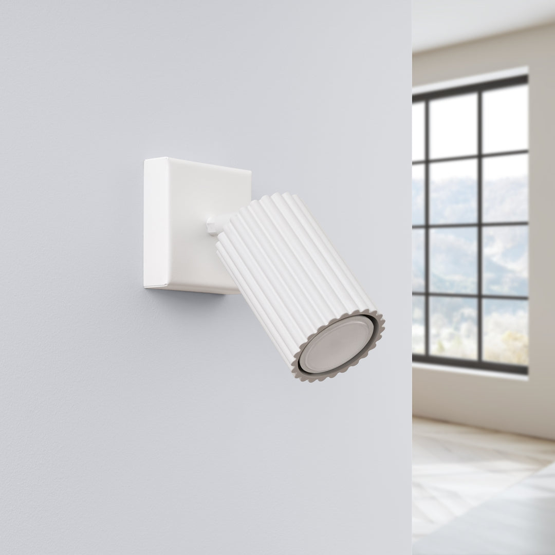 Lampa de perete KARBON alb
