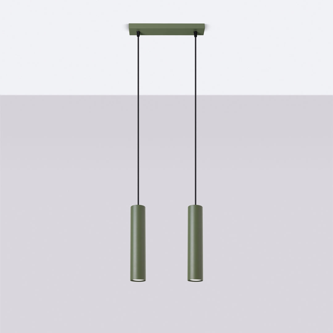 Lampa suspendata LAGOS 2 verde masliniu