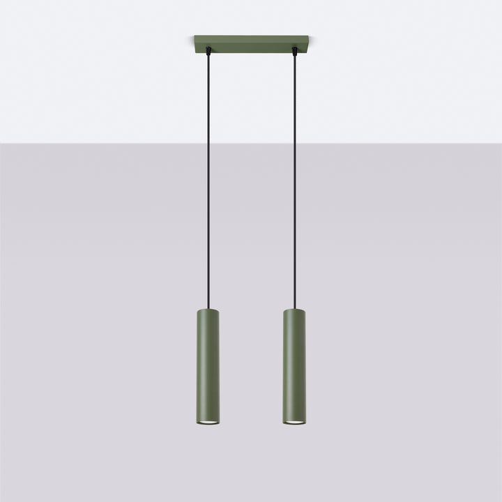 Lampa suspendata LAGOS 2 verde masliniu