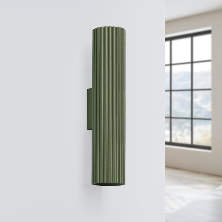 Lampa de perete KARBON 30 verde masliniu