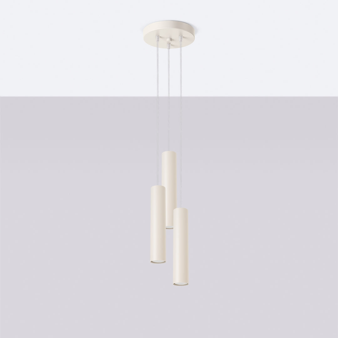 Lampa suspendata LAGOS 3P bej