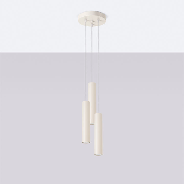Lampa suspendata LAGOS 3P bej