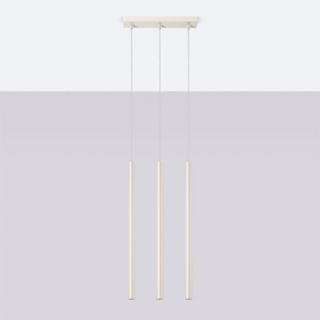 Lampa suspendata PASTELO 3 bej