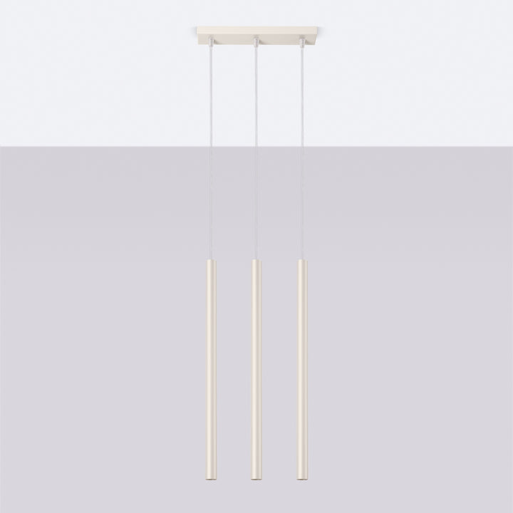 Lampa suspendata PASTELO 3 bej