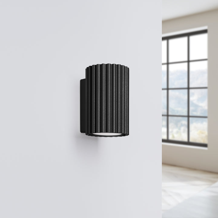 Lampa de perete KARBON 10 negru
