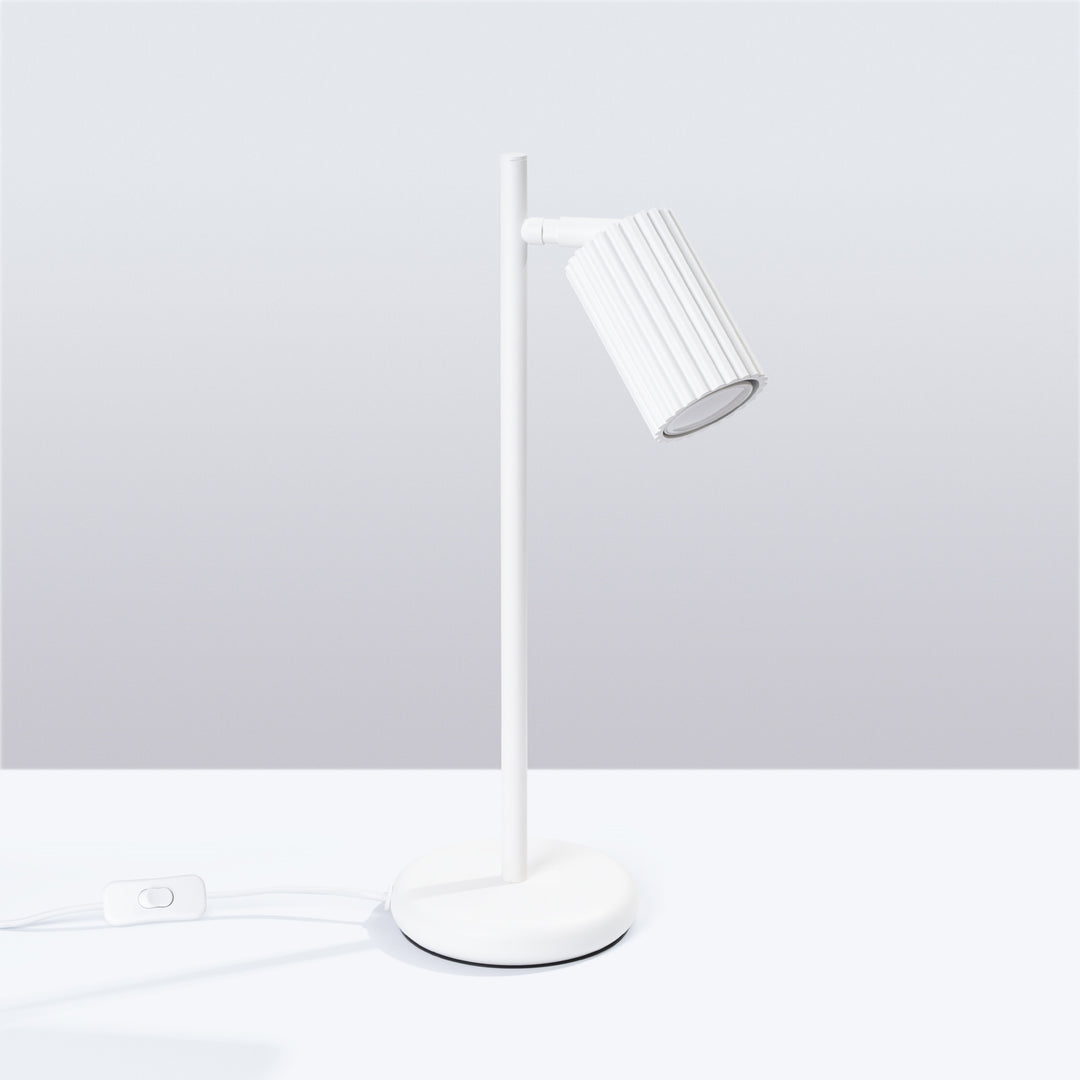Lampa de masa KARBON alb
