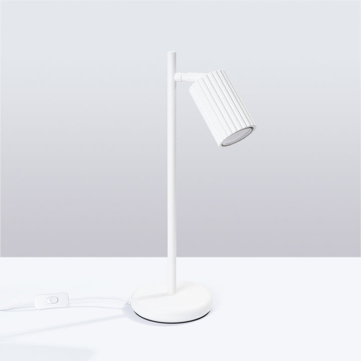 Lampa de masa KARBON alb