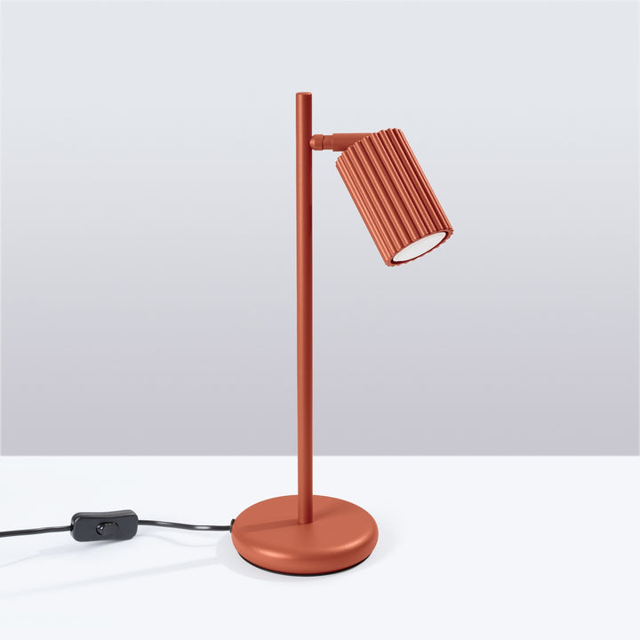 Lampa de masa KARBON ocru rosu