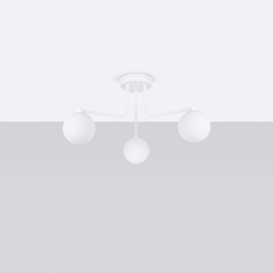 Candelabru ASTRAL 3 alb