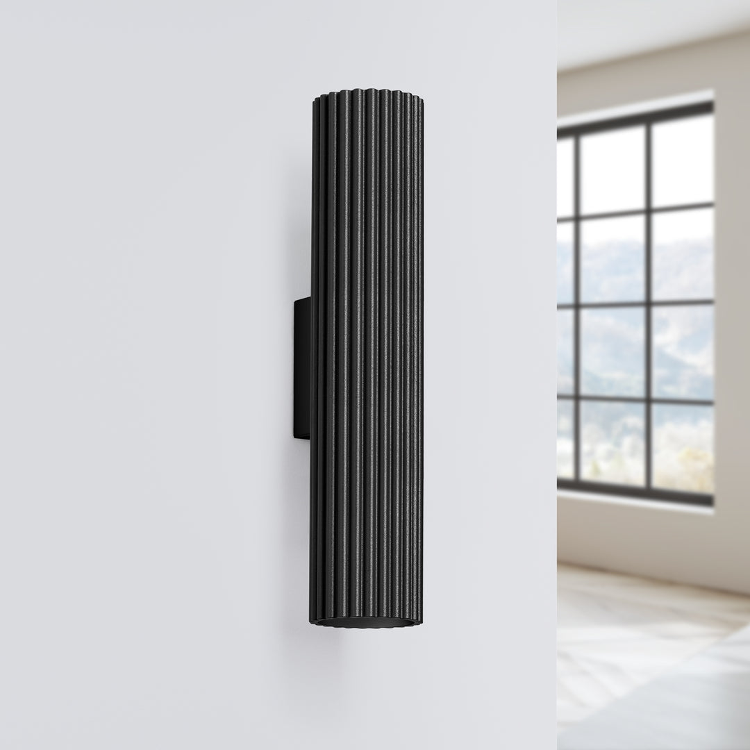 Lampa de perete KARBON 30 negru