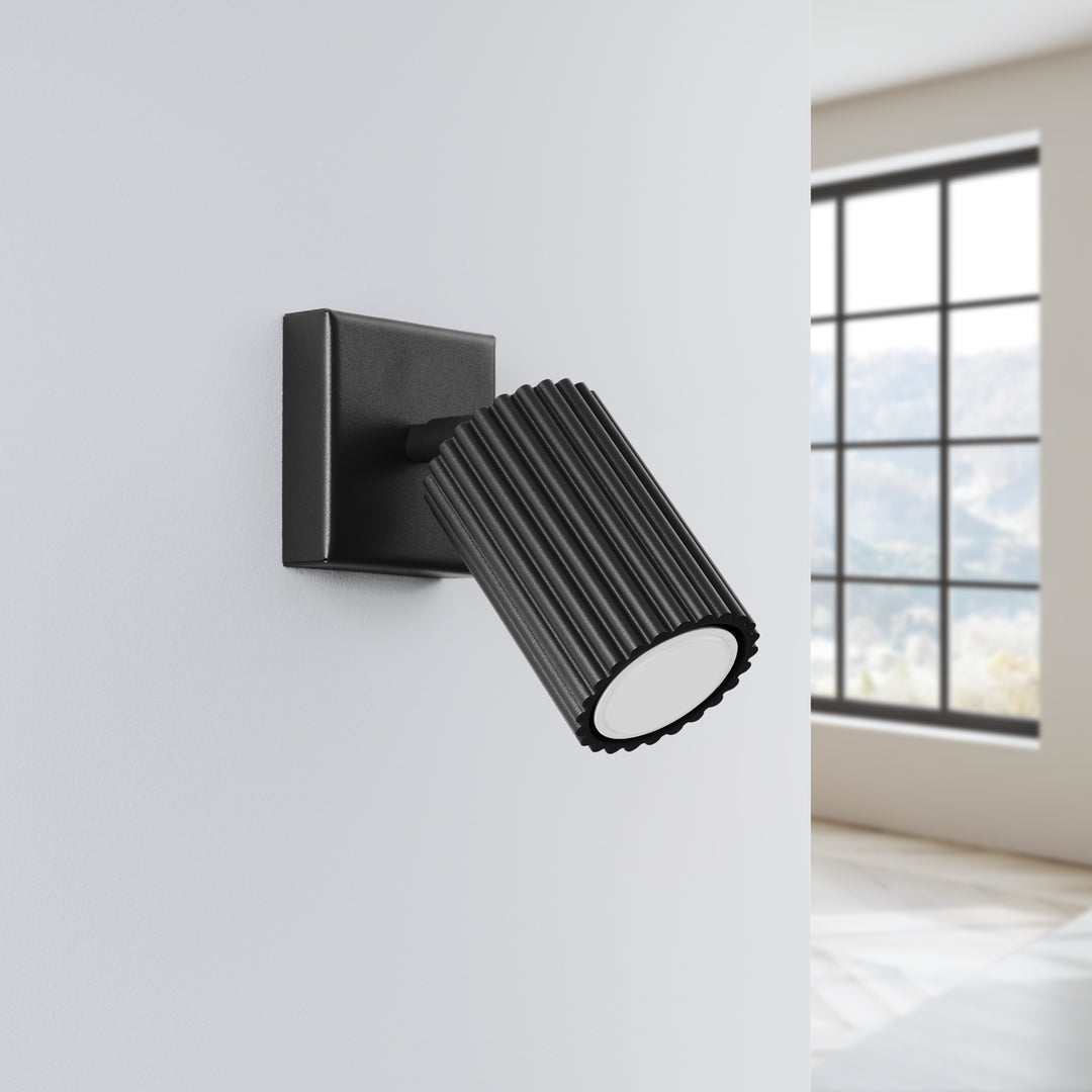 Lampa de perete KARBON negru