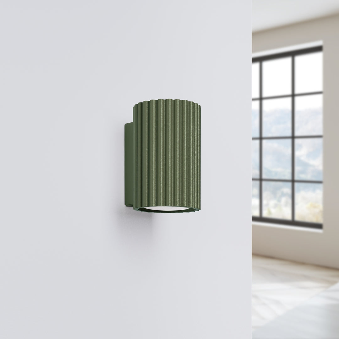 Lampa de perete KARBON 10 verde masliniu