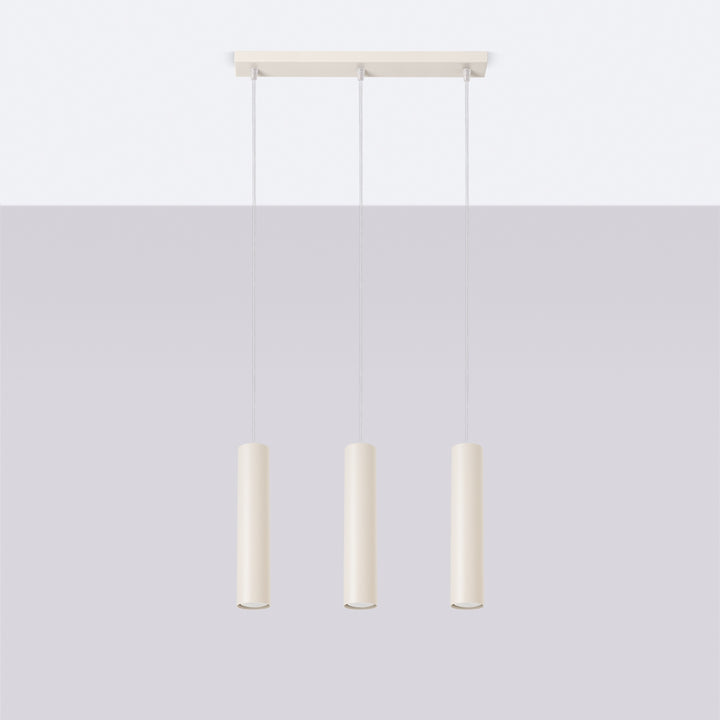 Lampa suspendata LAGOS 3L bej