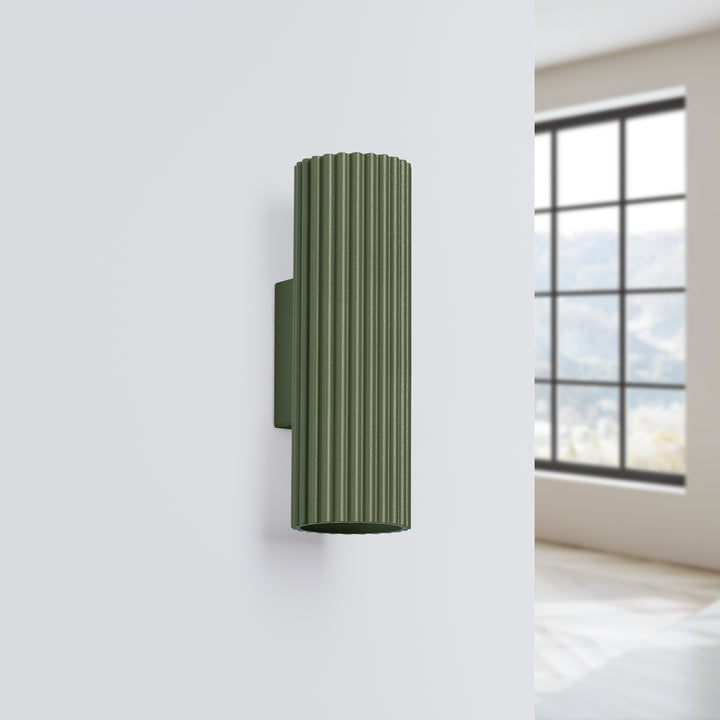Lampa de perete KARBON 20 verde masliniu