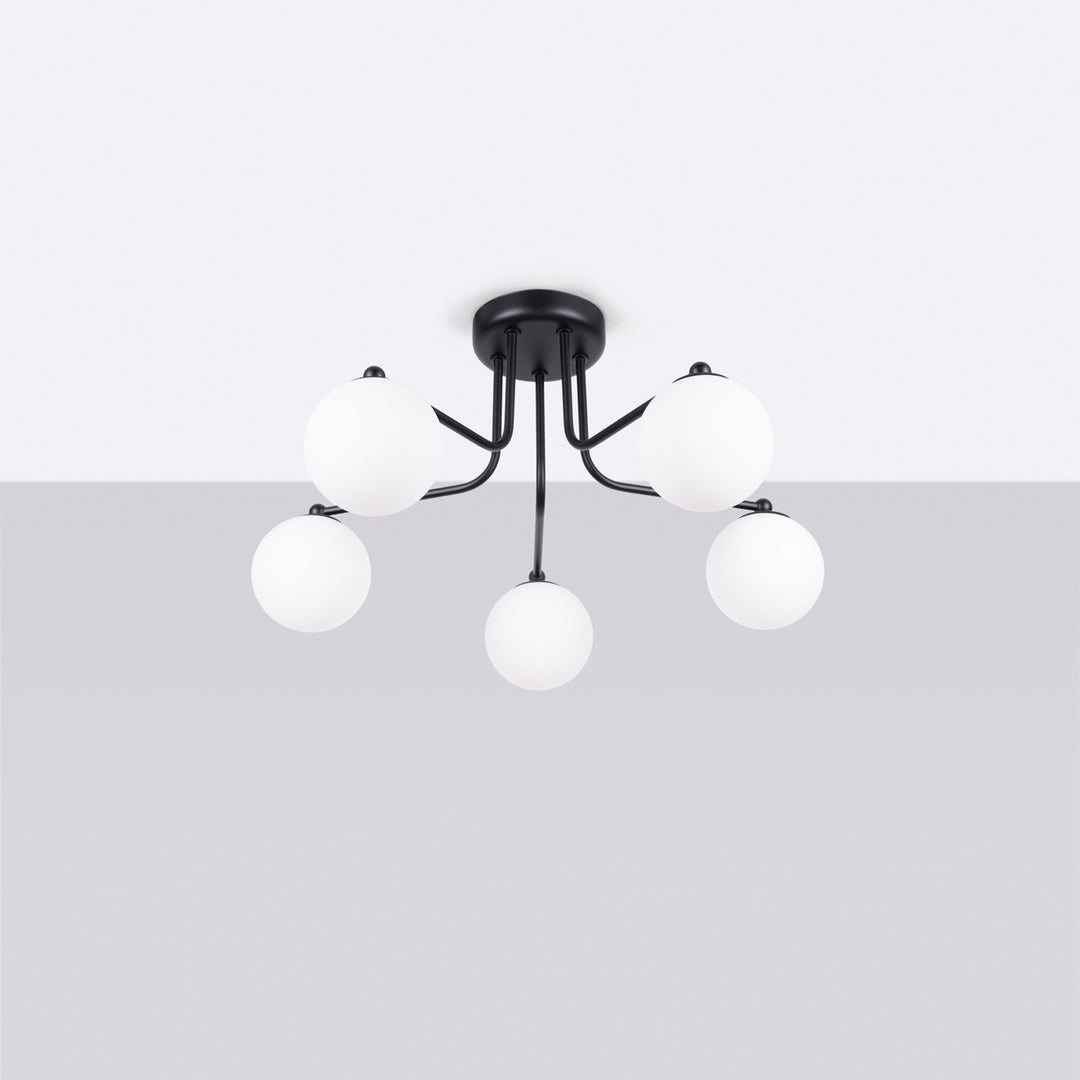 Candelabru ASTRAL 5 negru