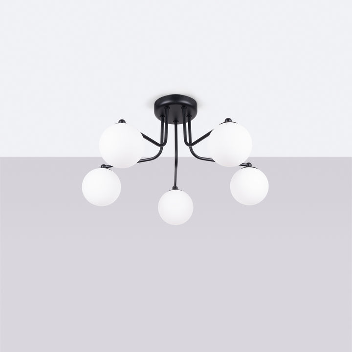 Candelabru ASTRAL 5 negru