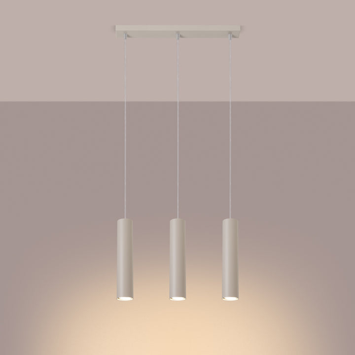Lampa suspendata LAGOS 3L bej